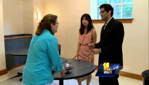 Child-in-car motion sensor, featured on TV news